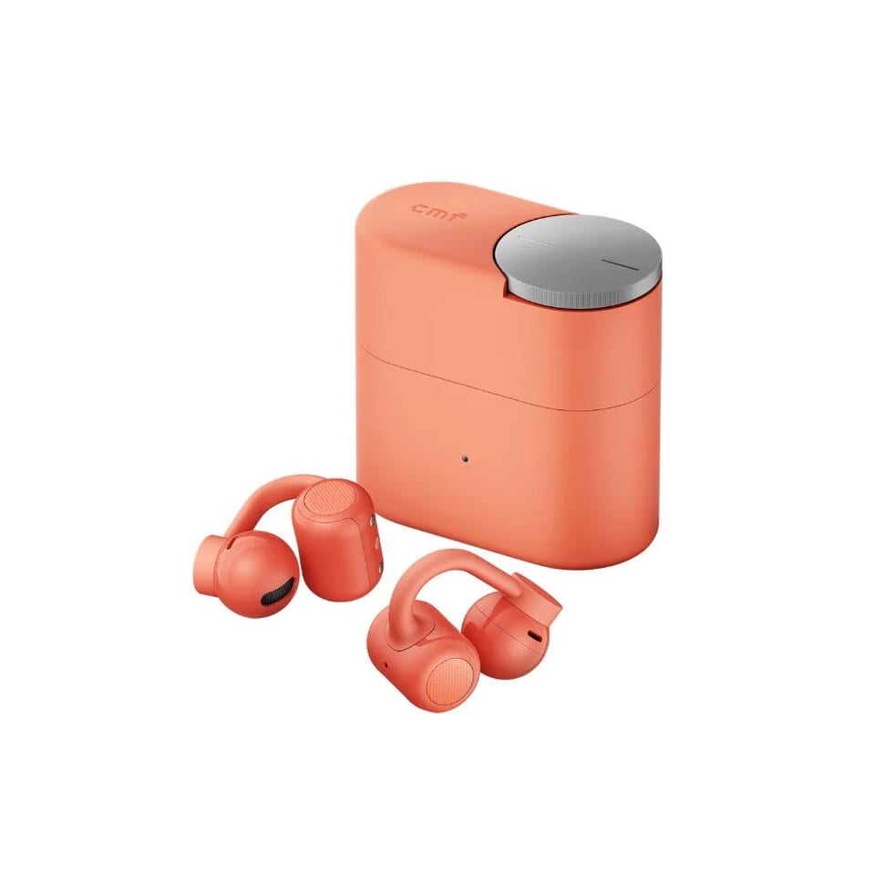 cmf nothing clip pro orange with the dial